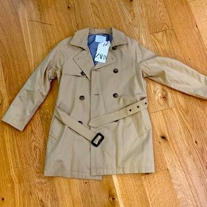 Zara Bog Kids Unisex Trench Coat